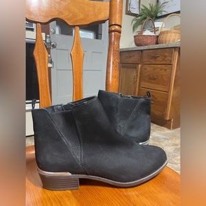 Black ankle boots
